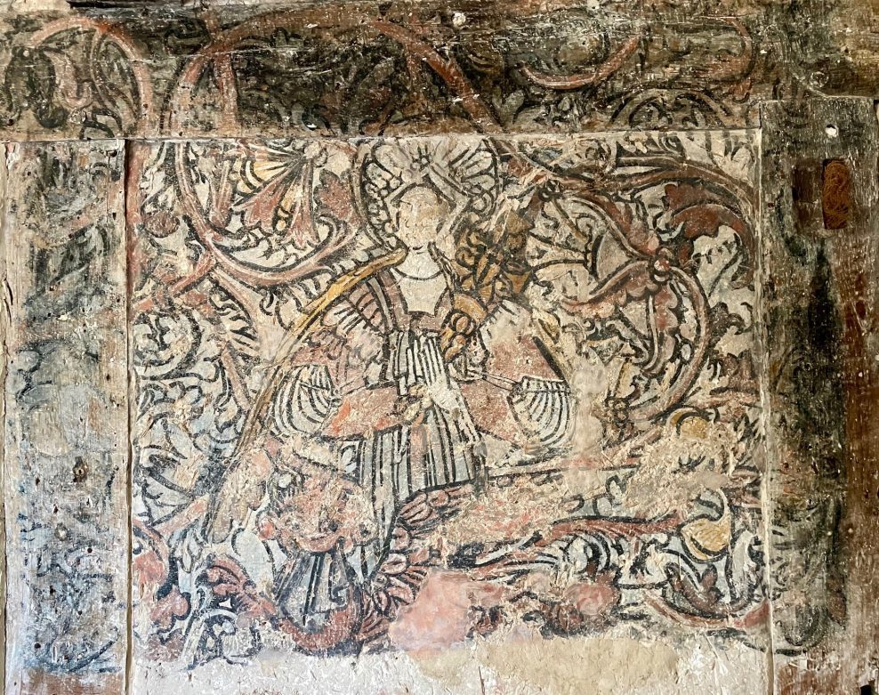 15/16th Century Wall Paintings at Piccotts End, Hertforshirt