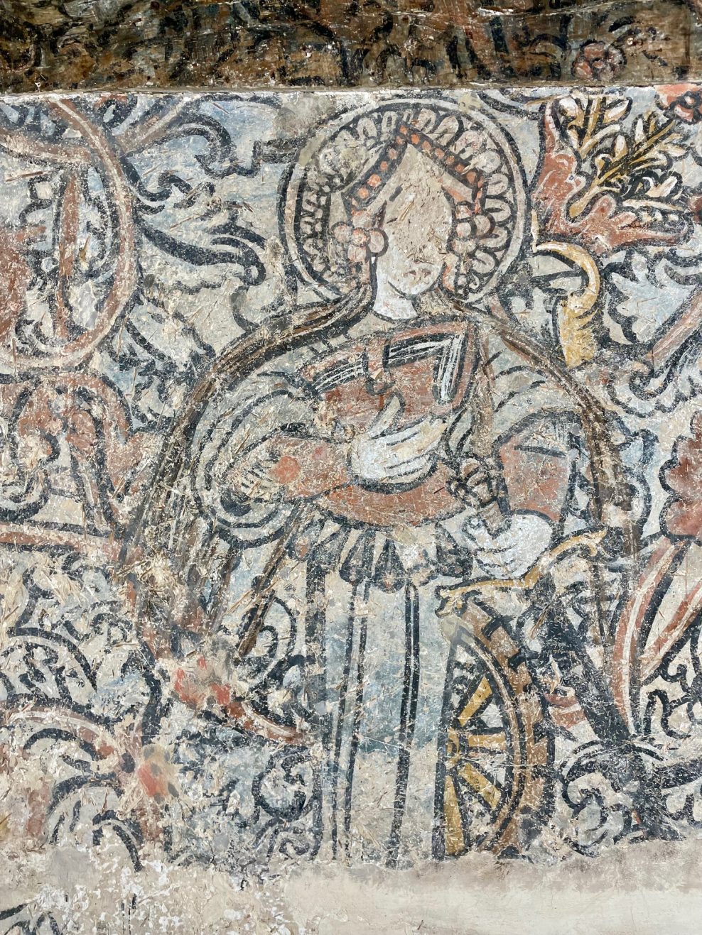 15/16th Century Wall Paintings at Piccotts End, Hertforshirt