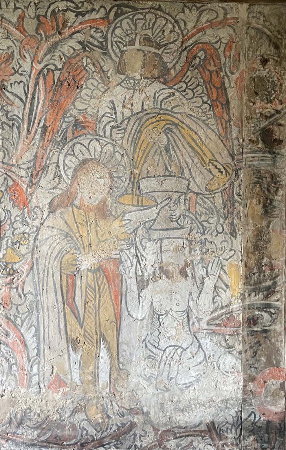 15/16th Century Wall Paintings at Piccotts End, Hertforshirt