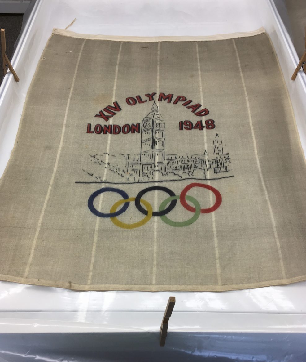 1948 Olympic flag. Eton College