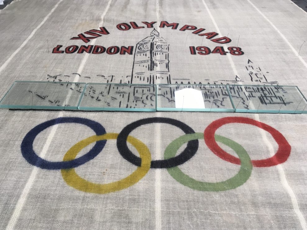 1948 Olympic flag. Eton College