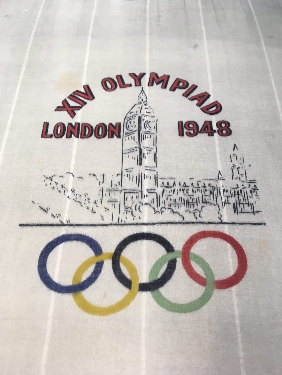 1948 Olympic flag. Eton College