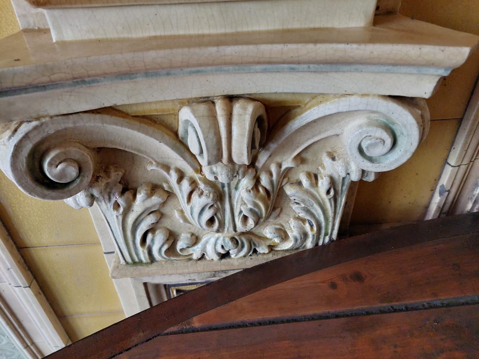 Tiling, faience and sculptural ceramics, Morecambe Winter Gardens